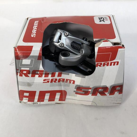 SRAM X5 Rear Derailleur - 9 Speed Long Cage Silver New ds